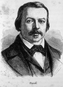 Portrait of Flocon, French journalist and politician