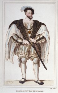 Portrait of Francois I (engraving of 1830) by Unknown artist