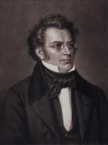 Portrait of Franz Schubert by Unknown artist