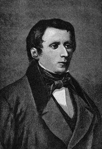 Portrait of Giacomo Leopardi, Italian Writer