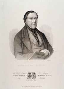 Portrait of Gioacchino Rossini (engraving)