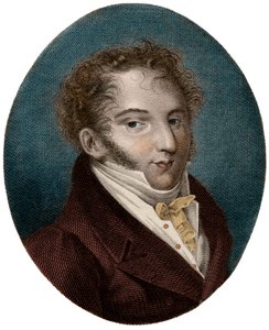 Portrait of Gioachino Rossini (1792-1868), Italian composer by Unknown artist