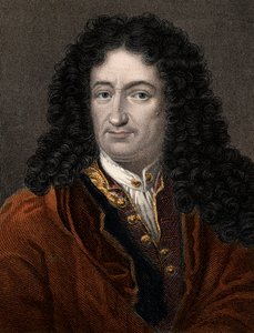 Portrait of Gottfried Wilhelm Leibniz (1646-1716) German philosopher and mathematician