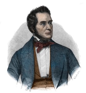 Portrait of Heinrich Wilhelm August Freiherr von Gagern (1799-1880), statesman who argued for the unification of Germany by Unknown artist