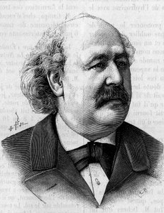 Portrait of Henri Jules Debray (1827-1888), French chemist. (From a photograph by Eugene Pirou). Engraving in 
