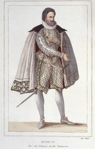 Portrait of Henry IV, King of France (engraving of 1830)