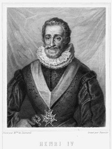 Portrait of Henry IV (1553 - 1610), King of France - in 