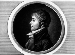 Portrait of Jean Antoine Joseph Debry or De Bry (1760-1834), depute of Aisne at the National Convention. Engraving in 