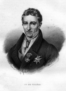 Portrait of Jean Baptiste Comte de Villele, French Politician (1773 - 1854) by Unknown artist