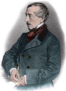 Portrait of Jean Jacques (Jean-Jacques) Ampere (1800-1864) French historian by Unknown artist