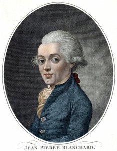 Portrait of Jean Pierre Blanchard (1709 - 1853), French aeronaut by Unknown artist