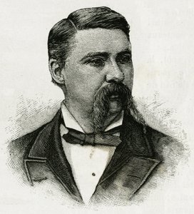 Portrait of Jerome J. Collins, meteorologist of the La Jeannette crew, for the mission to the north. Engraving to illustrate 