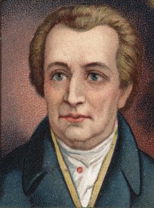 Portrait of Johan Wolfgang Goethe, German Writer by Unknown artist