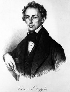 Portrait of Johann Christian Doppler (1803-1853). Austrian physicist.