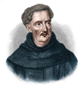 Portrait of Johann Ulrich Megerle, known as Abraham a Sancta Clara (1607-1680). Popular preacher of Austrian Baroque. by Unknown artist