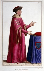 Portrait of John, Duke of Berri (1340 - 1416).