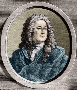 Portrait of John Law (1671 - 1729), Scottish Financial who caused bankruptcy in 1720 (Event of Quincampoix Street) by Unknown artist