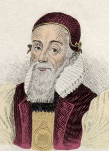Portrait of Joseph Hall (1574-1656) English Bishop by Unknown artist