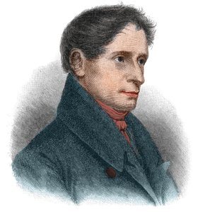Portrait of Joseph Karl Benedikt von Eichendorff (1788-1857) German poet and novelist.