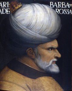 Portrait of Khayr Al-Din Barbarossa, founder with his brother of the Regency of Algiers