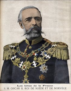 Portrait of King Oscar II. King of Sweden and Norway. 1829-1907