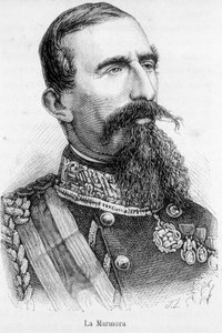 Portrait of Alfonso Ferrero, Knight La Marmora, President of the Council of the Italian Kingdom (1864-1866)