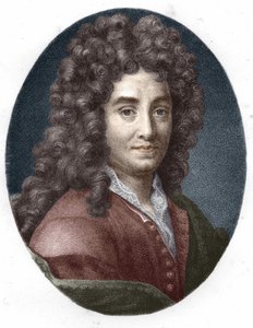 Portrait of La Bruyère. 19th century engraving by Unknown artist
