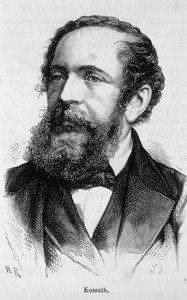 Portrait of Lajos Kossuth (1802-1894), Hungarian politician by Unknown artist