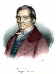 Portrait of Louis-Joseph Gay-Lussac (1778-1850), French physicist and chemist