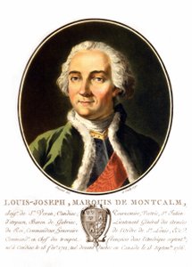 Portrait of Louis-Joseph, Marquis of Montcalm of Saint-Véran, French general by Unknown artist