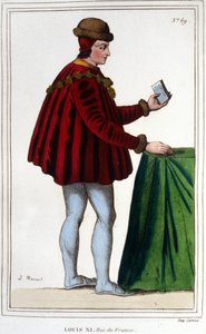 Portrait of Louis XI (1423 - 1483), King of France. by Unknown artist