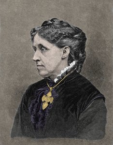 Portrait of Louisa May Alcott (1832-1888), American novelist by Unknown artist
