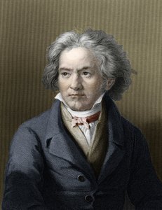 Portrait of Ludwig van Beethoven (1770-1827), German composer