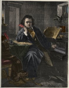 Portrait of Ludwig van Beethoven (1770-1827), German Composer and Pianist by Unknown artist