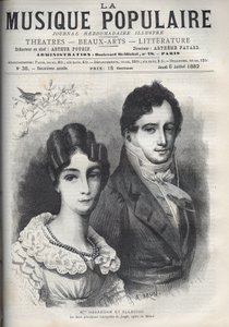 Portrait of Madame Gavaudan and Elleviou by Unknown artist