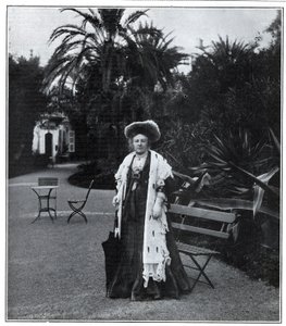 Portrait of Madame Juliette Adam (1836-1936), French Writer, Polemist and Feminist in Nice in 1905
