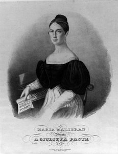 Portrait of Maria Garcia called the Malibran by Unknown artist