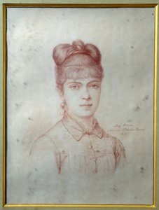 Portrait of Marie Alexandrine Henriette Dumas Davy de la Pailleterie by Unknown artist