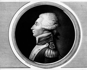 Portrait of Marie Gilbert Mottier, Marquis de La Fayette by Unknown artist