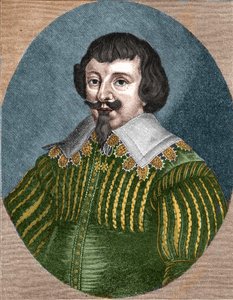 Portrait of Martin Opitz (Martinus Opitius) (1597-1639) father of German poetry