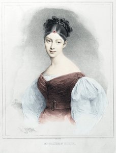 Portrait of Mrs. Malibran Garcia - Singer Mezzo Soprano