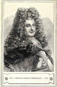 Portrait of Nicolas Boileau Despreaux, Engraving by Unknown artist
