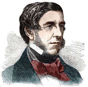 Portrait of Oliver Wendell Holmes, American Writer, Doctor, Essayist and Poet