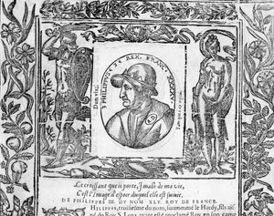 Portrait of Philip III Le Hardi, King of France from 1270 to 1285 by Unknown artist