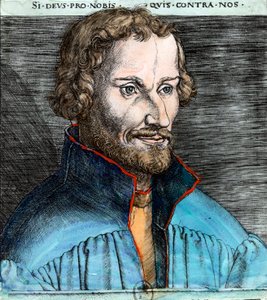 Portrait of Philippe Schwarzerd dit Melanchton, German Protestant reformer