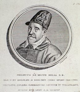 Portrait of Philippe de Monte by Unknown artist