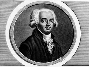 Portrait of Pierre Louis Manuel (1751-1793) deputy of the Seine at the National Convention. Engraving in 