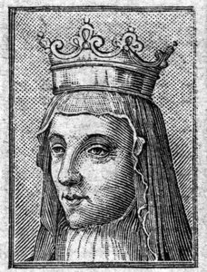 Portrait of Radegonde, Queen of France, wife of Clotaire by Unknown artist