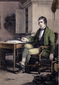 Portrait of Robert Burns, Scottish poet (1759-1796) by Unknown artist