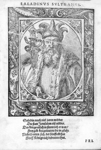 Portrait of Saladin (1138-1193) (Salah al Din Yusuf al-Ayyubi) by Unknown artist